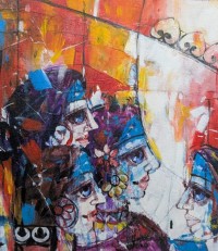 Janisar Ali, 12 x 16 Inch, Acrylic on Canvas, Figurative Painting, AC-JNA-030